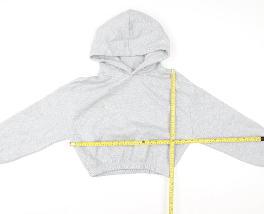 Womens UK Size M Zara Grey Pullover Hoodie