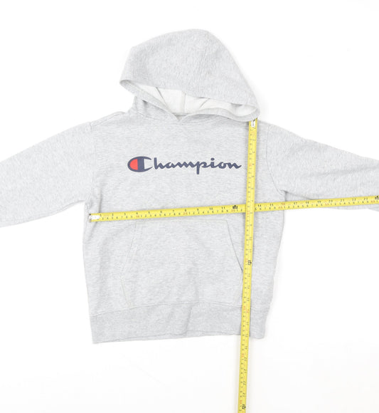 Teens UK Size M Champion Grey Pullover Hoodie