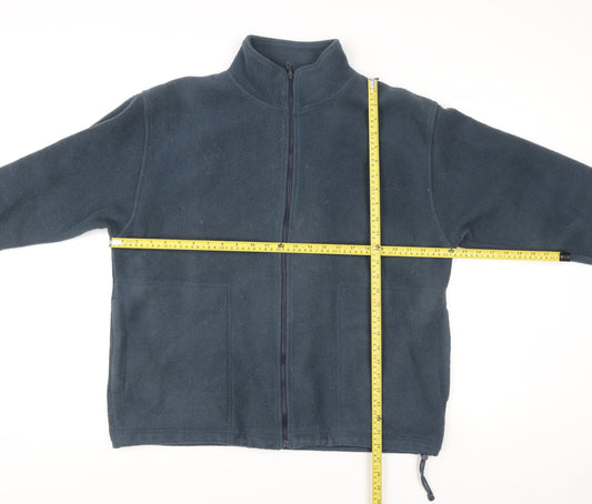 Mens UK Size L EWM Blue Fleece Jacket