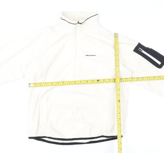 Womens UK Size 12 Craghoppers Ivory Pullover Sweatshirt