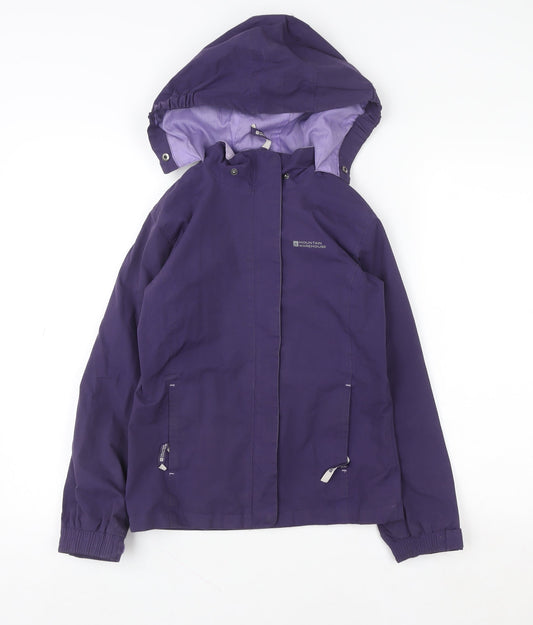 Teens UK Size 8 Mountain Warehouse Purple Rain Coat