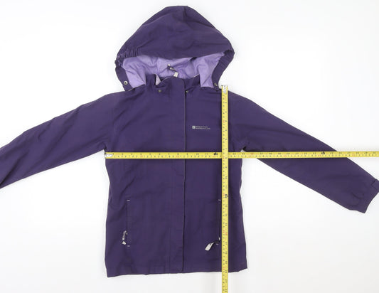 Teens UK Size 8 Mountain Warehouse Purple Rain Coat