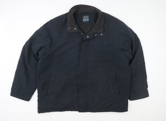 Mens UK Size 2XL Lincoln Blue Basic Jacket