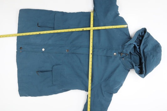 Womens UK Size M BM Blue Parka Coat