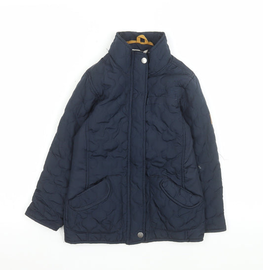 Girls UK Size 5-6 Years Regatta Blue Quilted Coat