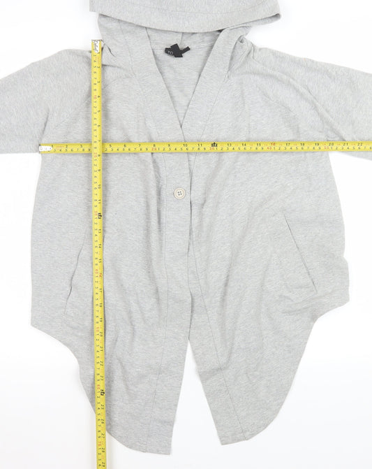Womens UK Size S Topshop Grey Basic Jacket