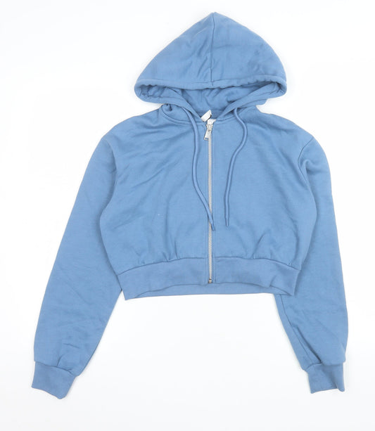Womens UK Size S H&M Blue Basic Jacket