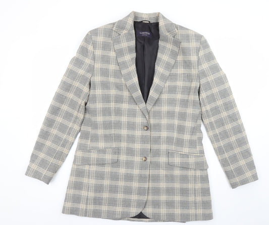 Womens UK Size 10 Marks and Spencer Regular Grey Blazer