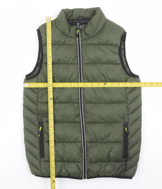 Boys UK Size 11-12 Years TU Green Puffer Jacket