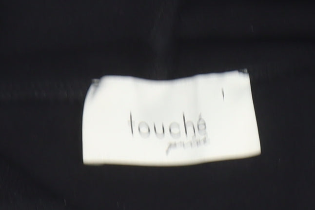 Womens UK Size L Touché Black Pullover Hoodie