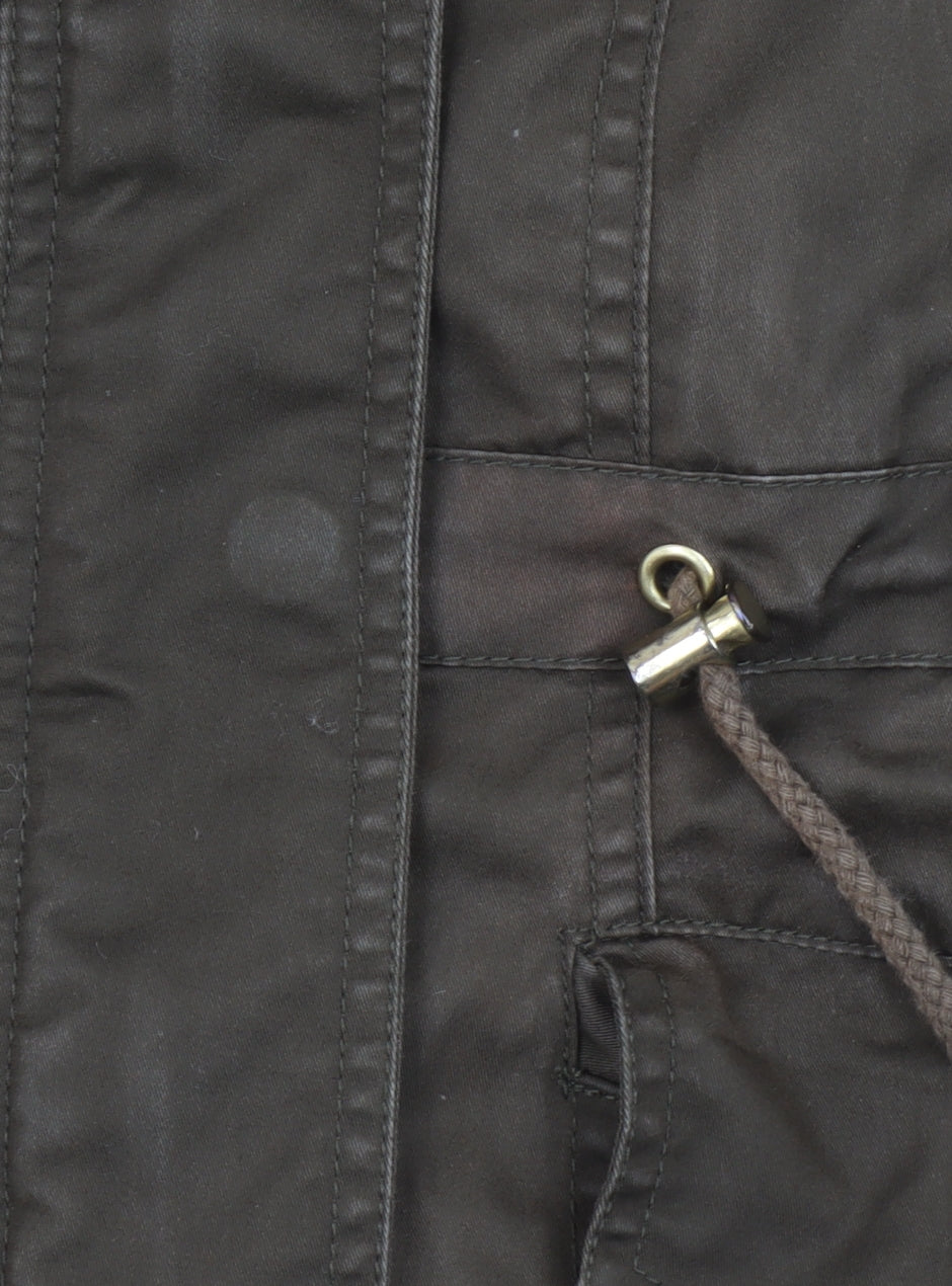 Womens UK Size 12 Miss Selfridge Brown Parka Coat