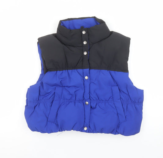 Womens UK Size L H&M Blue Puffer Jacket