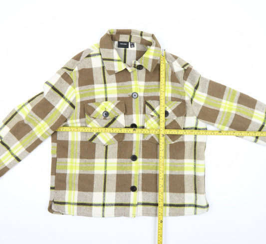 Womens UK Size XS VERO MODA Brown Basic Jacket