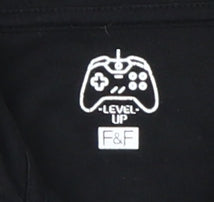 Boys UK Size 12-13 Years F&F Black Full Zip Hoodie