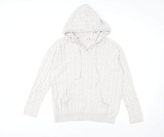 Womens UK Size 12 FatFace Beige Basic Jacket