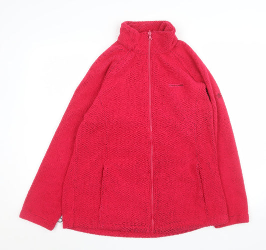 Womens UK Size 14 Craghoppers Pink Fleece