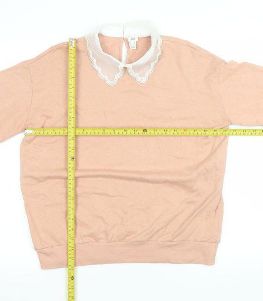 Womens UK Size XS River Island Pink Basic Blouse