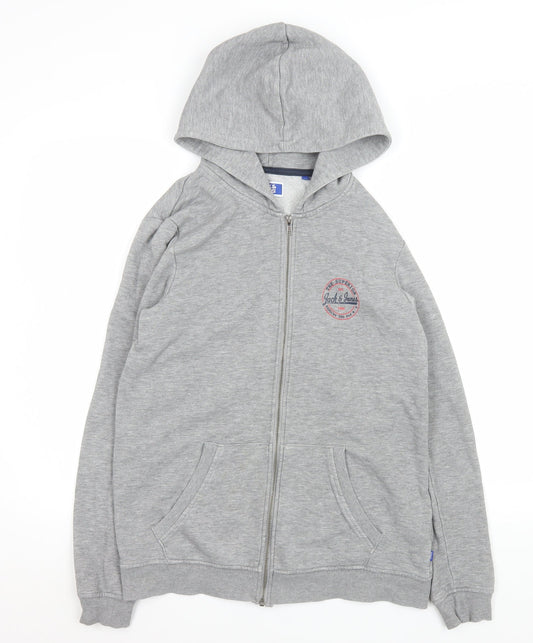 Mens UK Size S JACK & JONES Grey Basic Jacket