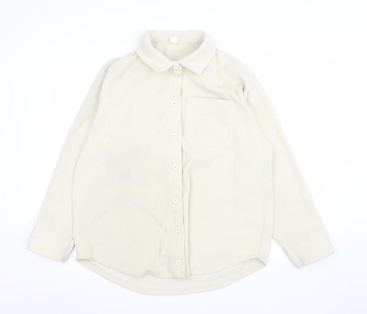Mens UK Size M Urban Outfitters Ivory Basic Jacket