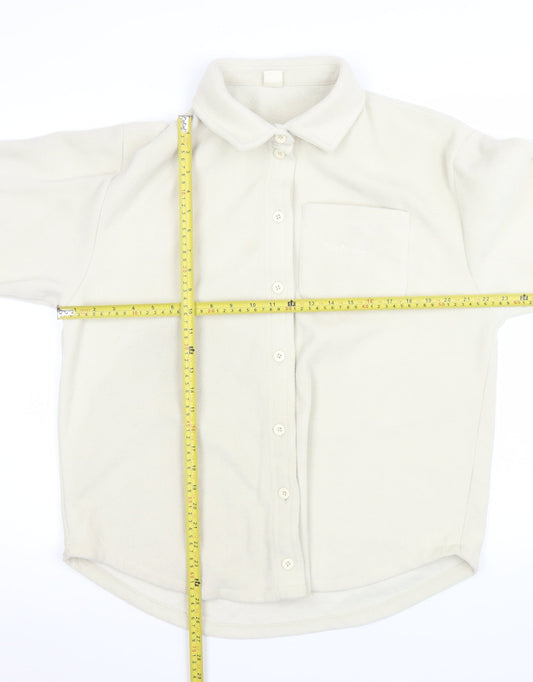 Mens UK Size M Urban Outfitters Ivory Basic Jacket
