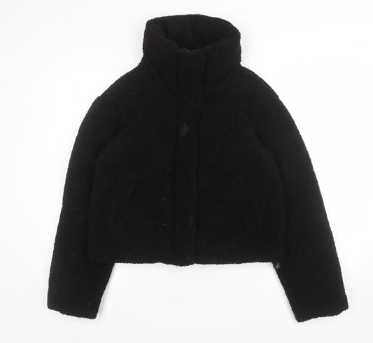 Womens UK Size 2XS Primark Black Puffer Jacket