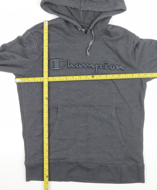 Mens UK Size S Champion Grey Pullover Hoodie
