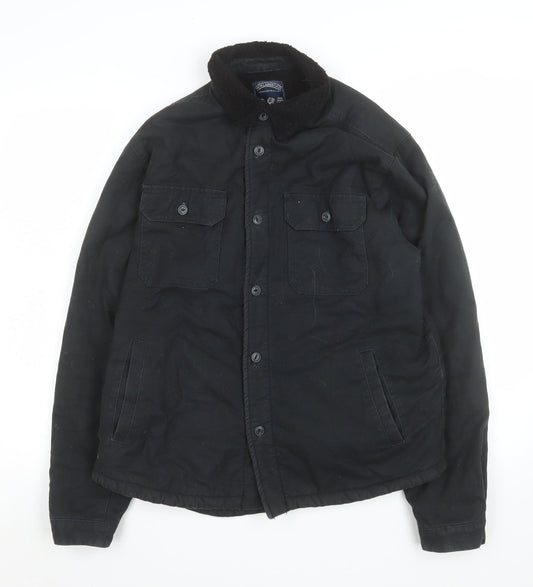 Mens UK Size M Tokyo Laundry Black Basic Jacket