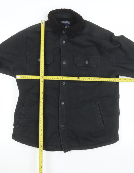 Mens UK Size M Tokyo Laundry Black Basic Jacket