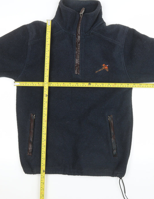 Mens UK Size XS Rydale Blue Pullover Sweatshirt