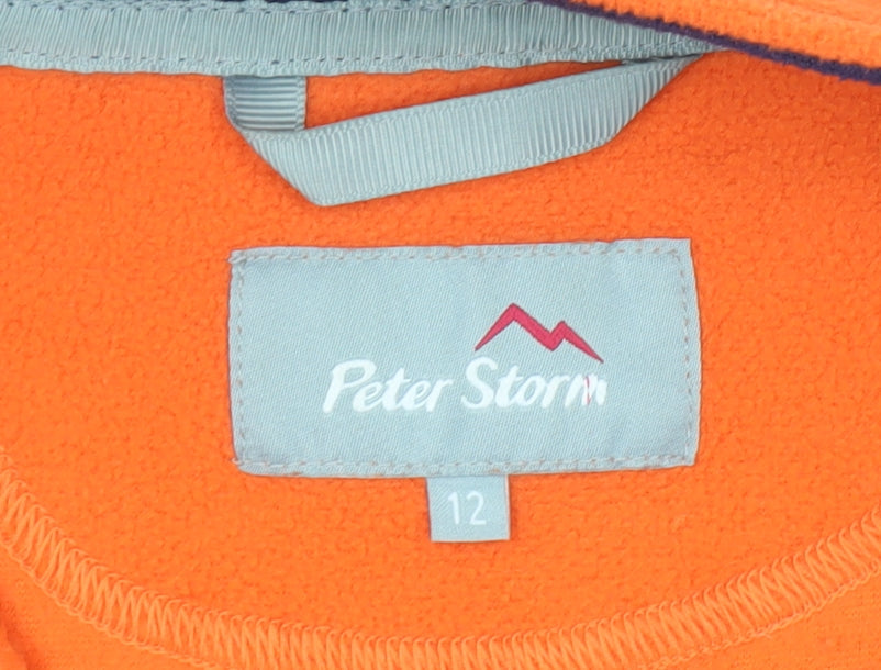 Womens UK Size 12 Peter Storm Orange Pullover Sweatshirt