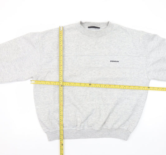 Womens UK Size M Donnay Grey Pullover Sweatshirt