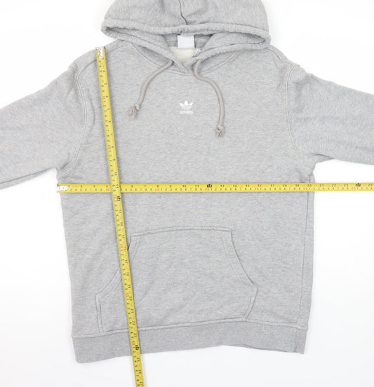 Womens UK Size 14 adidas Grey Pullover Hoodie