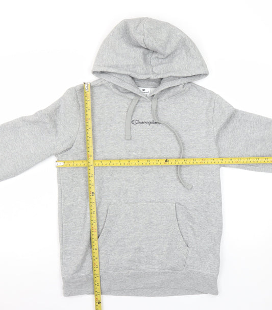 Womens UK Size M Champion Grey Pullover Hoodie