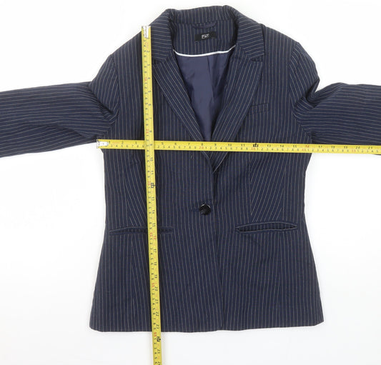 Womens UK Size 10 F&F Regular Blue Blazer