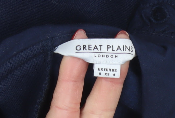 Womens UK Size 8 Great Plains Blue Pullover Sweatshirt