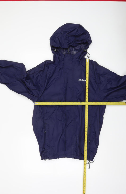 Mens UK Size S Peter Storm Blue Rain Coat