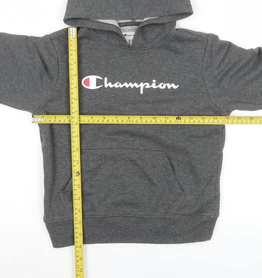 Boys UK Size 7-8 Years Champion Grey Pullover Hoodie
