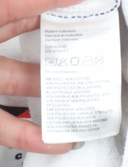 Womens UK Size 14 H&M Black Pullover Sweatshirt