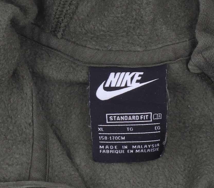 Boys UK Size XL Nike Green Pullover Hoodie