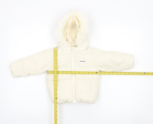 McKenzie Ivory Puffer Jacket 12-18 Months Unisex Baby Hooded Winter Coat
