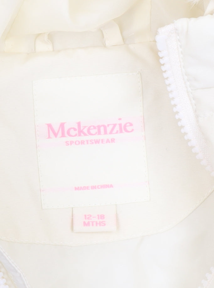 Additional view of McKenzie Ivory Puffer Jacket 12-18 Months unisex baby hooded winter coat