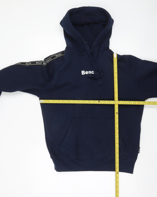 Mens UK Size S Bench Blue Pullover Hoodie