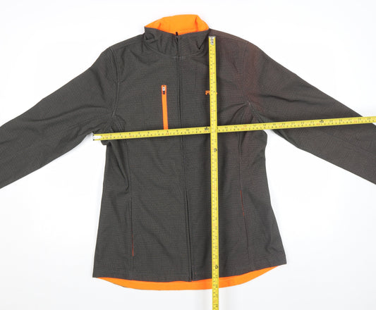 Womens UK Size M FILA Grey Soft Shell
