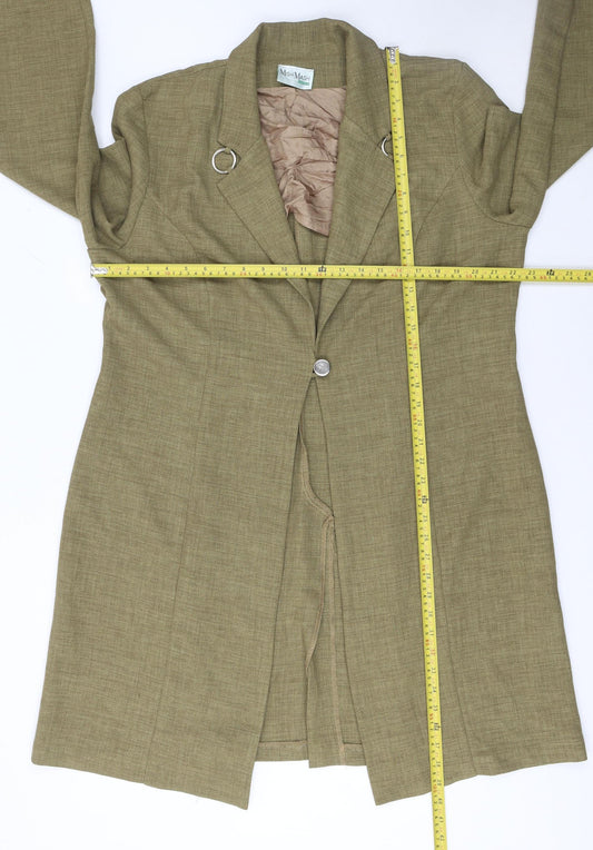 Womens UK Size 18/20 Mish Mash Plus Beige Blazer