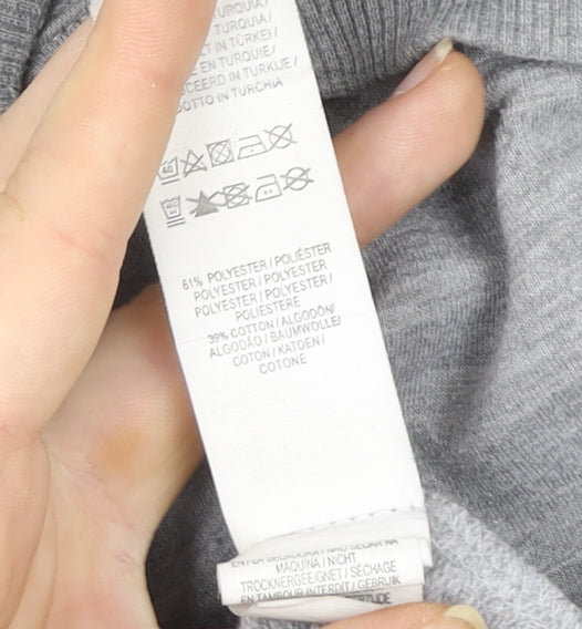 Womens UK Size L Primark Grey Pullover Sweatshirt