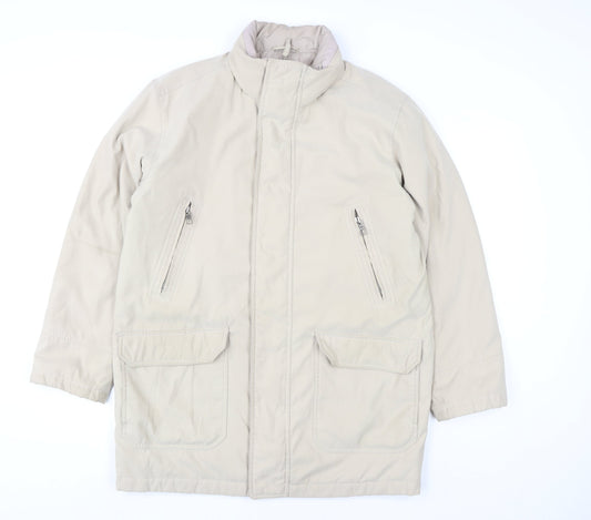 Womens UK Size S BHS Beige Parka Coat