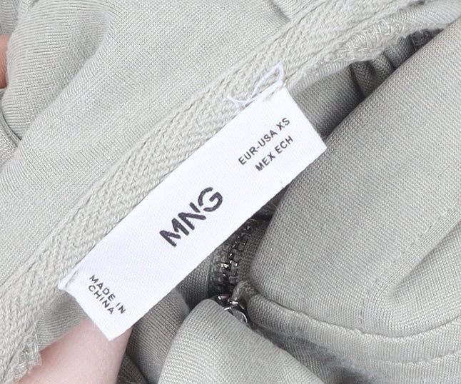Womens UK Size XS Mango Beige Basic Jacket