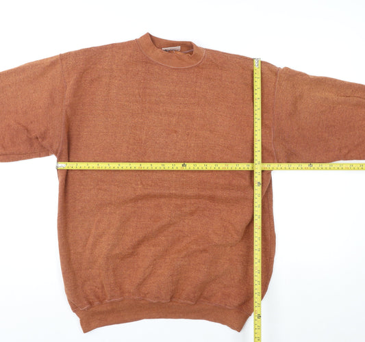Mens UK Size L Giordano Brown Pullover Sweatshirt