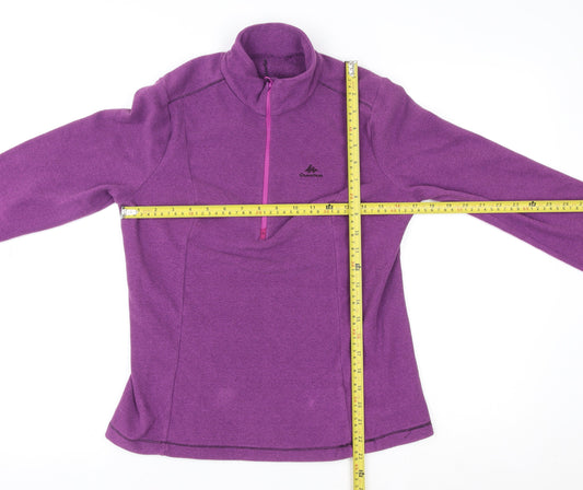 Womens UK Size M Quechua Purple Pullover Sweatshirt