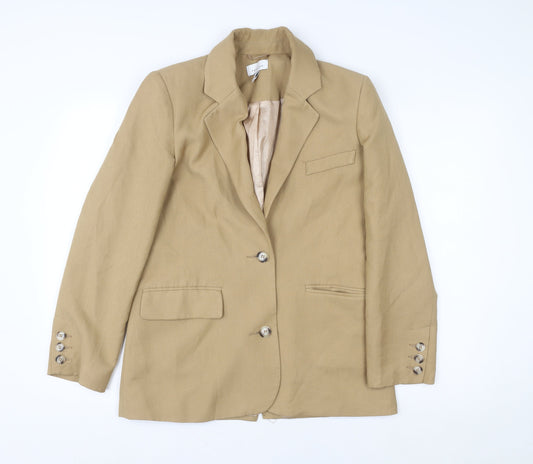 Womens UK Size 6 Topshop Regular Beige Blazer